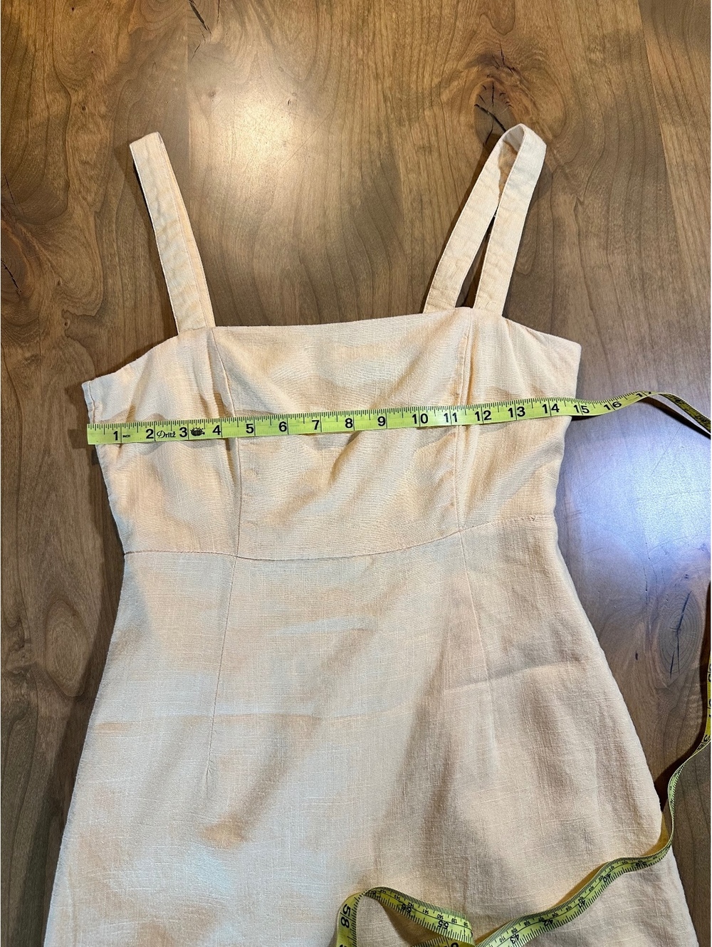 Forever 21 Mustard Yellow Mini Dress with Square Neck and Wide Straps - Picture 5 of 8